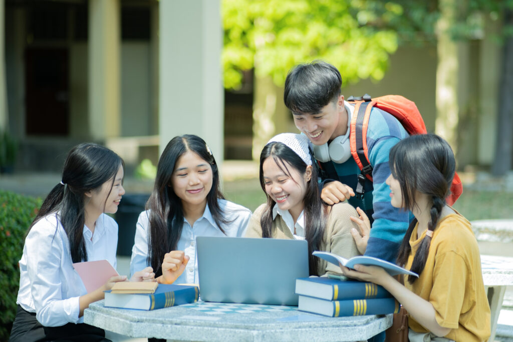 Students studying together using an O Level Chemistry Study Guide to strengthen conceptual understanding, problem-solving skills, and exam preparation.