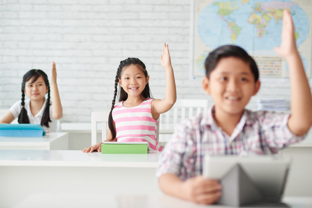 Three-asian-kids-studying-primary-math-tuition-in-singapore
